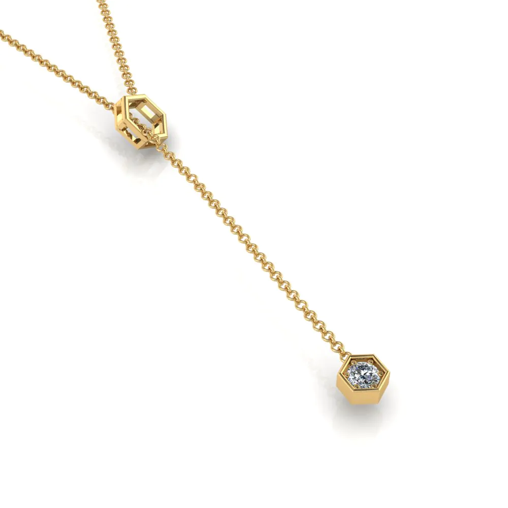 Minimalist Spear Necklace - Image 1