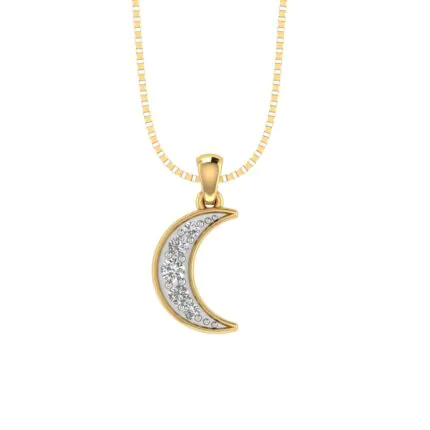 Crescent Aster Pendant