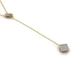 Silent Square Necklace