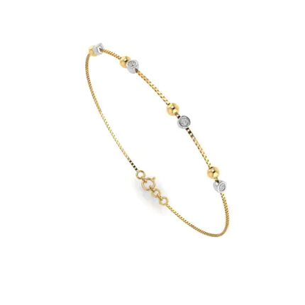 Eclipse Thread Gold Bracelet