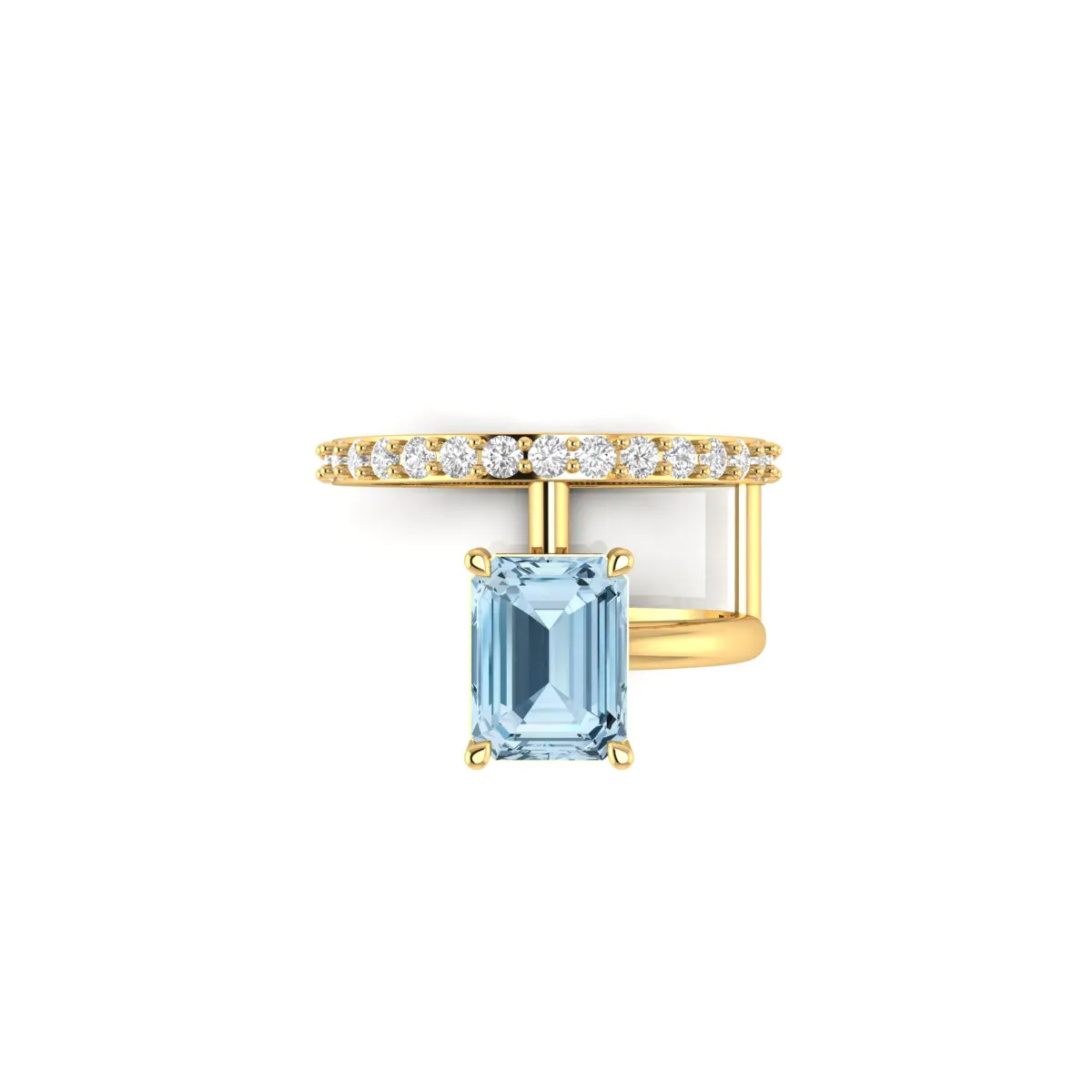 Skyline Mirage Gold Ring - Image 1