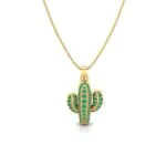 Cactus Flower Pendant