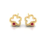 Blush Outline Earring