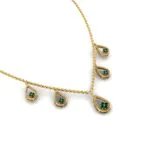 Rosefall Drop Necklace