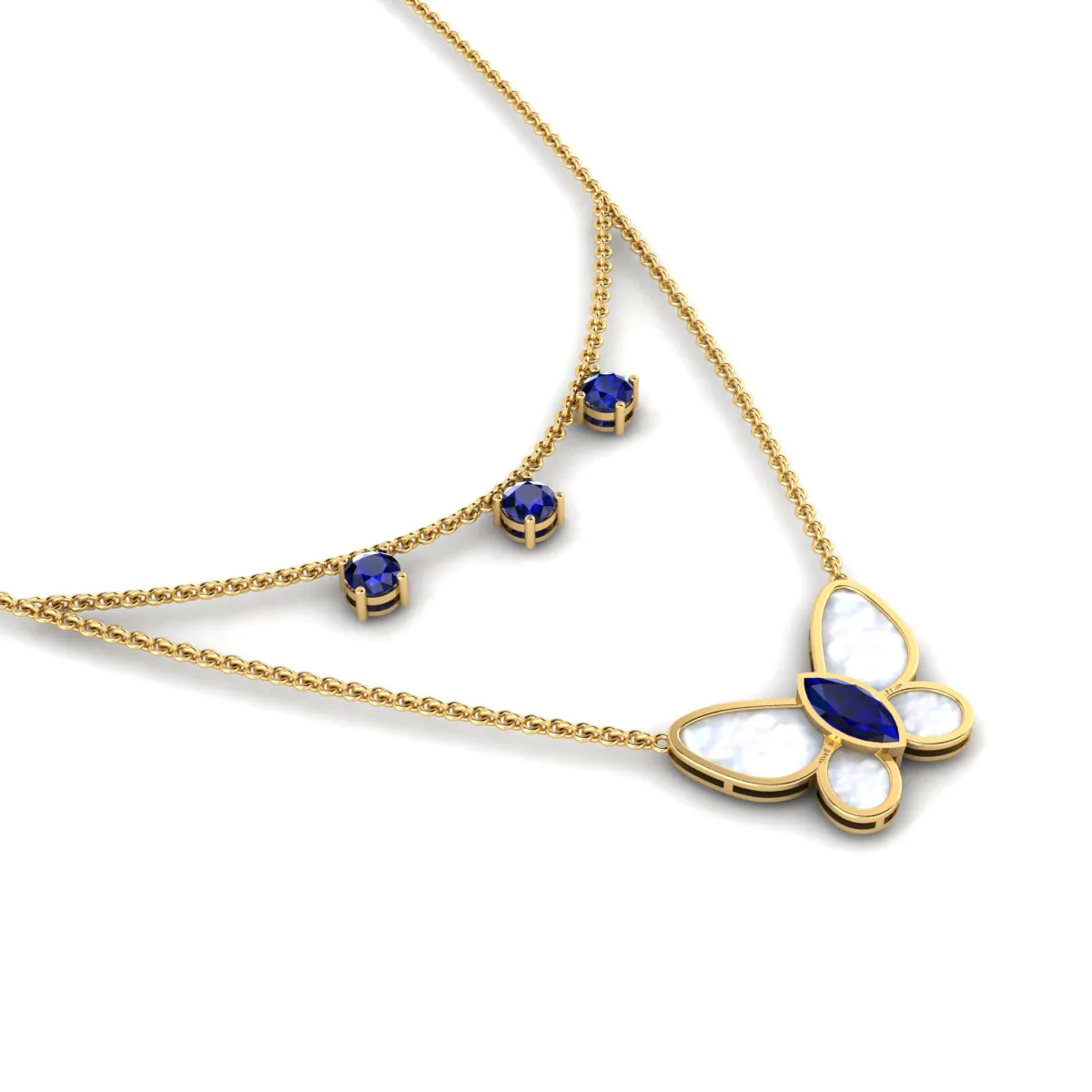 12 Bluefly Necklace - Image 1