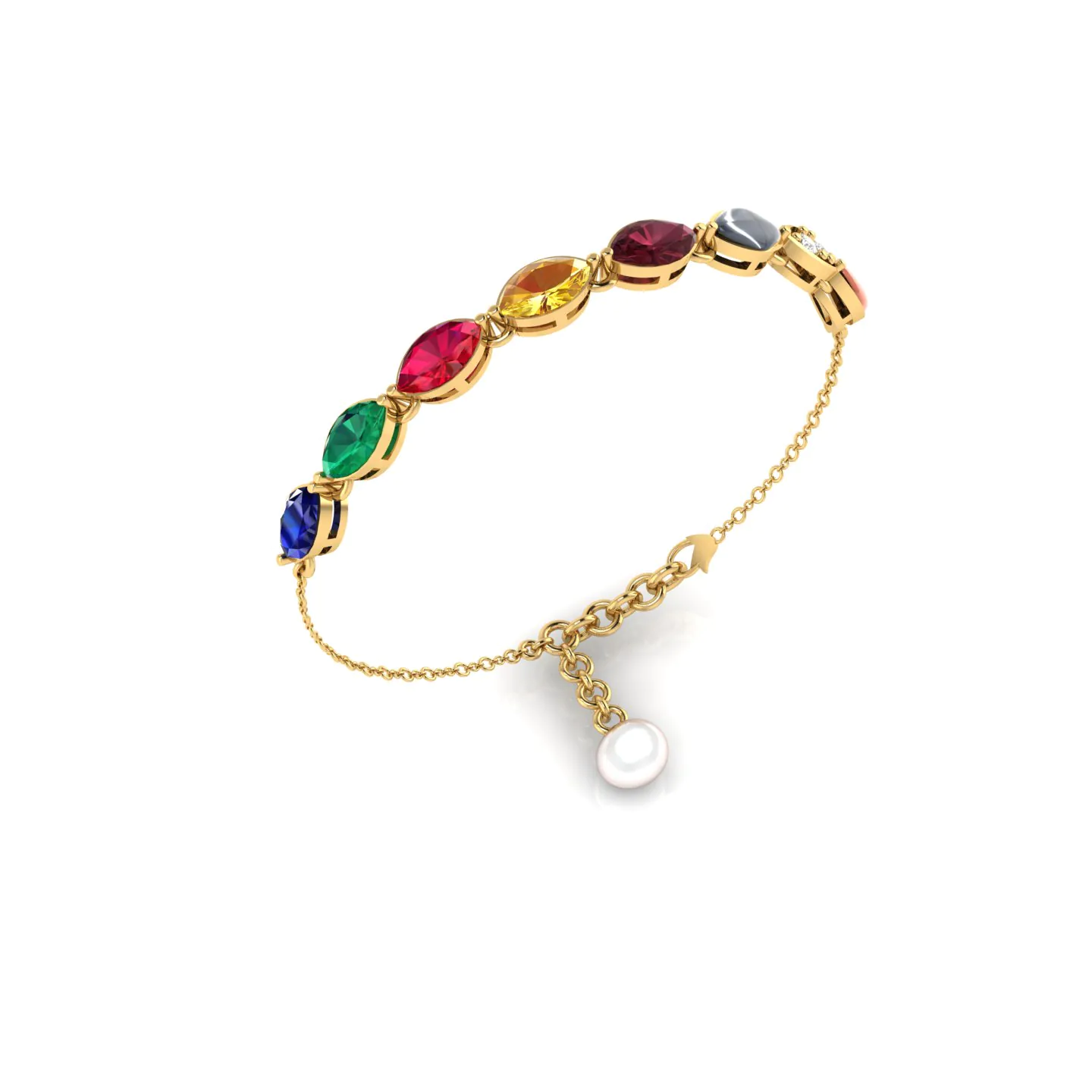 Vivid Trail Golden Bracelet - Image 1
