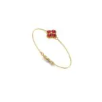 Clover Blush Gold Bracelet