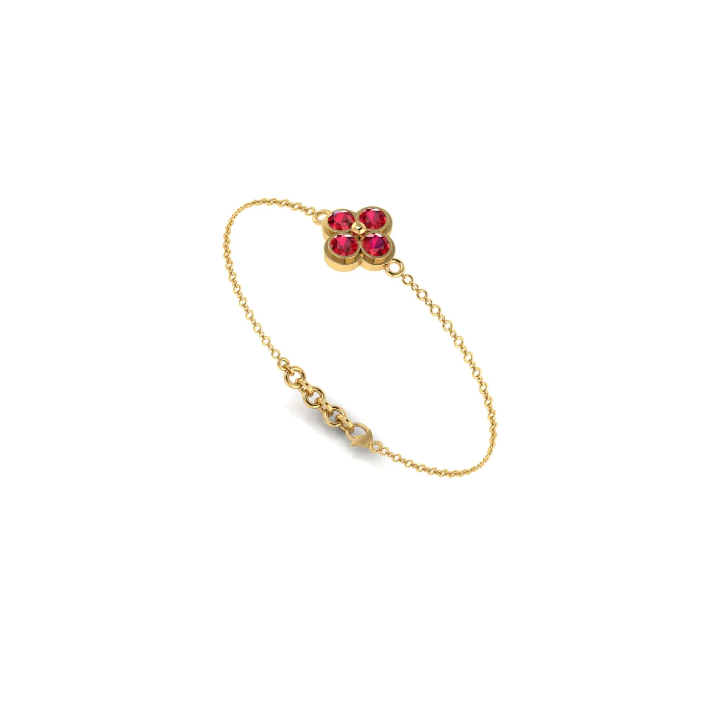 Clover Blush Gold Bracelet - Image 1
