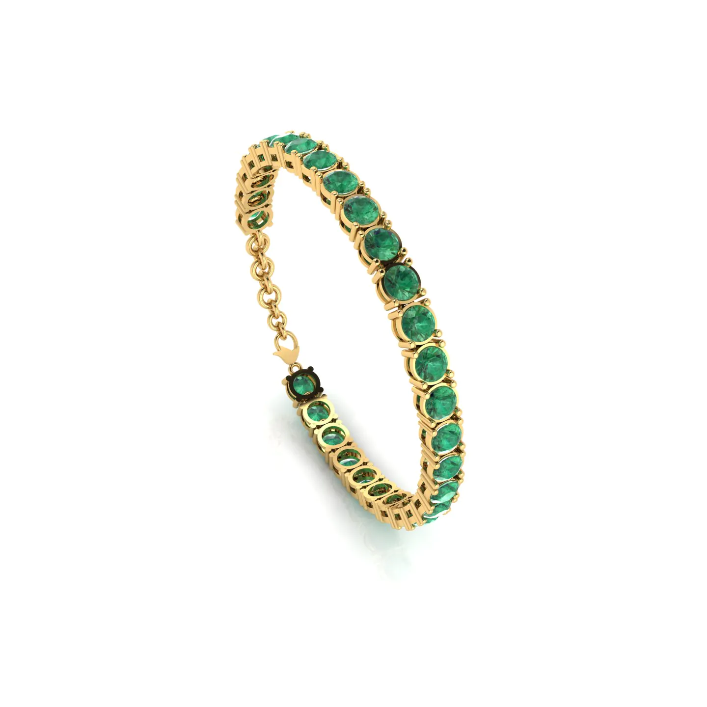Lush Bead Gold Bracelet - Image 1